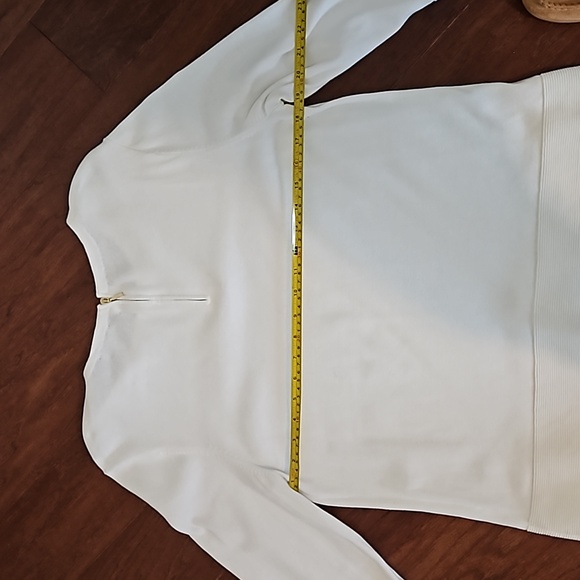 Talbots large petite winter white sweater - Picture 6 of 8